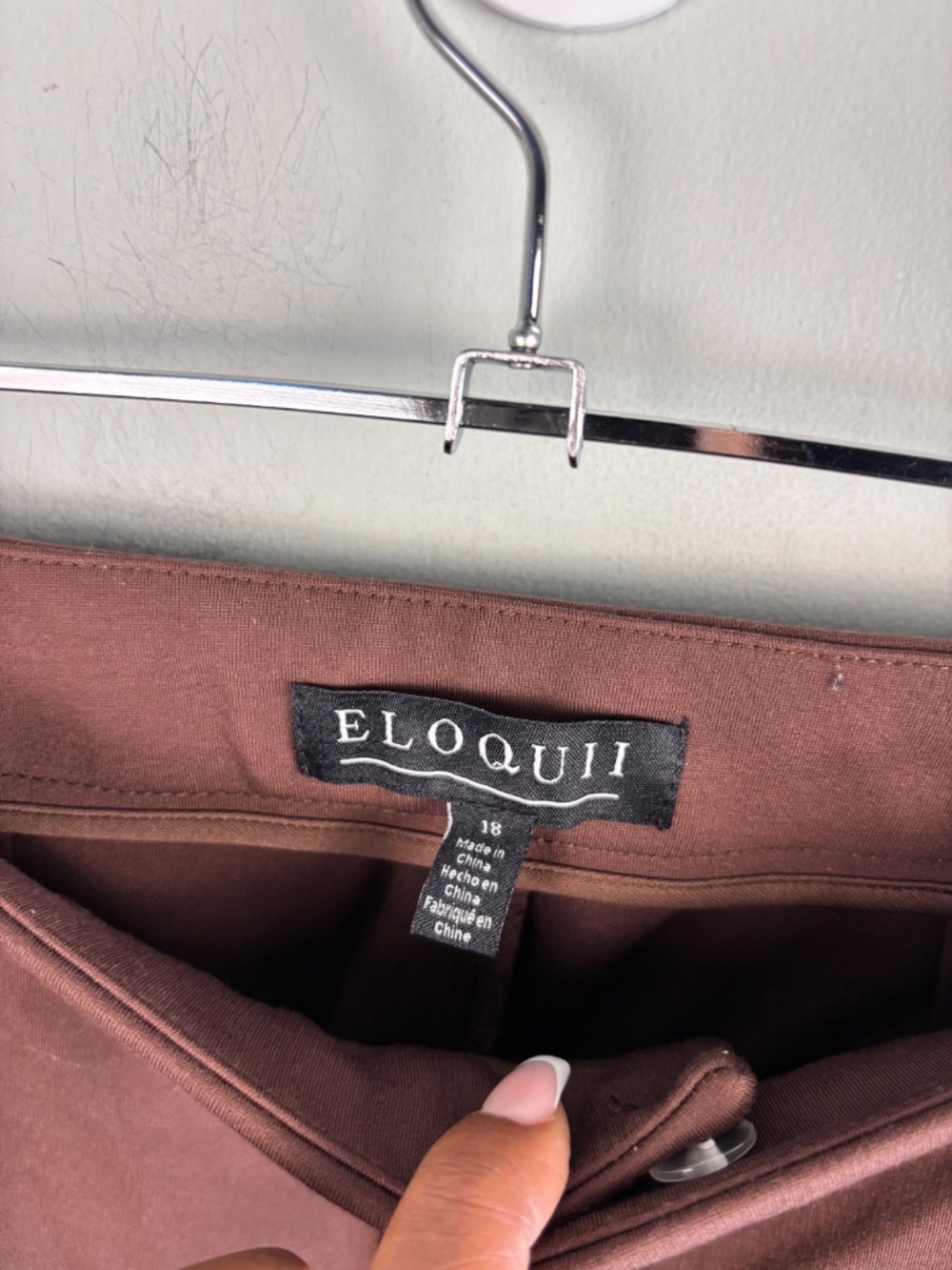 Eloquii Ultimate Stretch Wide Leg Work Pant Size 18 - Picture 4 of 5